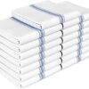 Zeppoli Classic Dish Towels – 100% Cotton, Super Absorbent & Machine Washable (15 Pack)