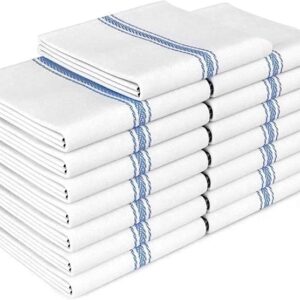 Zeppoli Classic Dish Towels – 100% Cotton, Super Absorbent & Machine Washable (15 Pack)