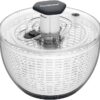 Effortless Salad Prep – Ourokhome 6.3 QT One-Handed Salad Spinner