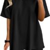 Effortless Summer Style – AGSEEM Two-Piece V-Neck Biker Short Set