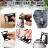 46-in-1 Survival Credit Card Multitool – Compact Wallet Tool for Men, Dad, Husband, Boyfriend
