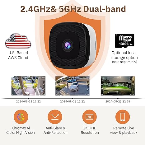 Always Watching — 2K Smart Indoor Security Cameras with AI Night Vision
