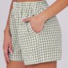 Chic Comfort – ANRABESS Gingham Plaid Boxer Shorts