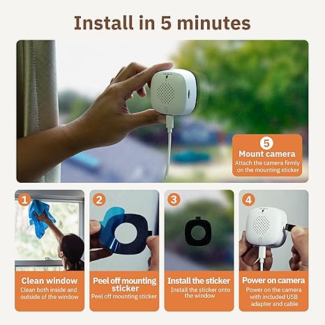 Always Watching — 2K Smart Indoor Security Cameras with AI Night Vision