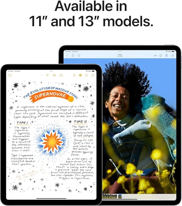 Bigger Screen, Smarter Power — iPad Air 13″ (M2, Purple)