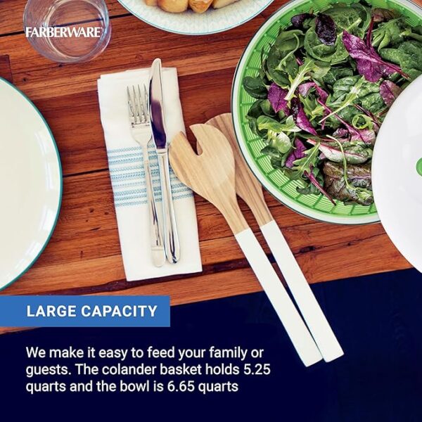 Freshness at Your Fingertips – Farberware Pro Pump Salad Spinner