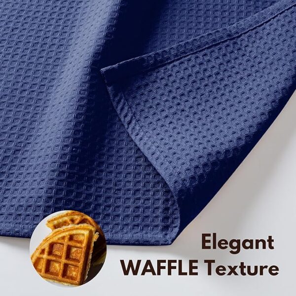 Native Fab Waffle Kitchen Towels – 100% Cotton, Ultra-Absorbent & Quick-Drying (6 Pack)