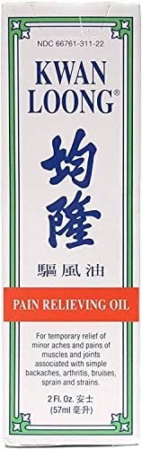 Kwan Loong Medicated Massage Oil – 2 oz Menthol Oil for Pain Relief