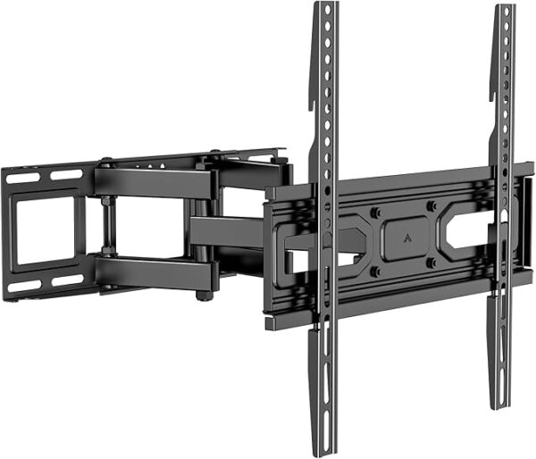 WALI Full Motion TV Wall Mount for 32–70” Flat & Curved TVs