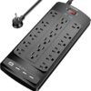 18-Outlet Surge Protector Power Strip – 6FT Heavy-Duty Cord & USB Ports