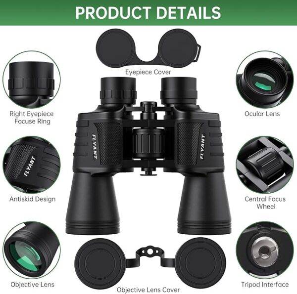 20x50 High Powered Binoculars – Professional-Grade Optics for Outdoor Adventures