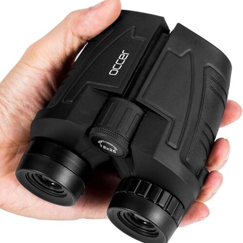 Occer 12x25 Compact Binoculars – High-Powered, Waterproof Optics for Outdoor Adventures