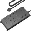 TROND Surge Protector Power Strip – 13 Outlets & USB-C, 4000 Joules