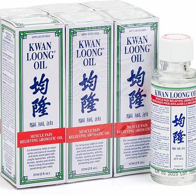 Kwan Loong Medicated Massage Oil – 2 oz Menthol Oil for Pain Relief